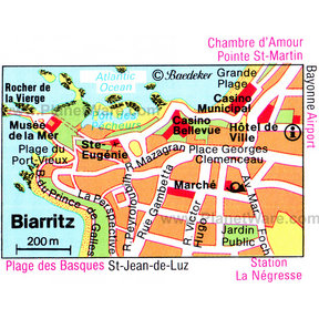 Map Of Biarritz