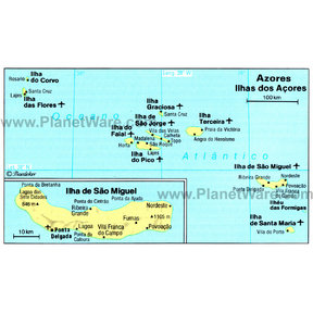 Azores Islands Map