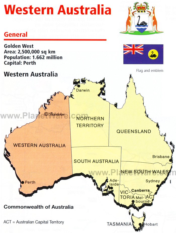 Australia Map City