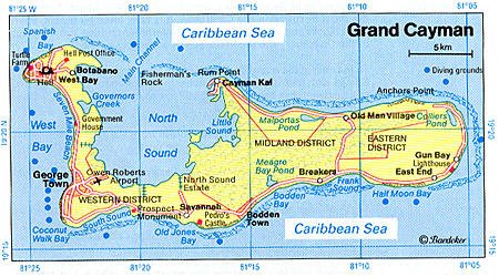 Cayman Islands Map