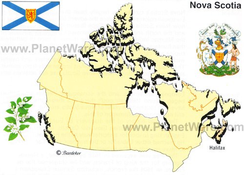 maps of nova scotia canada. Nova Scotia is part of the