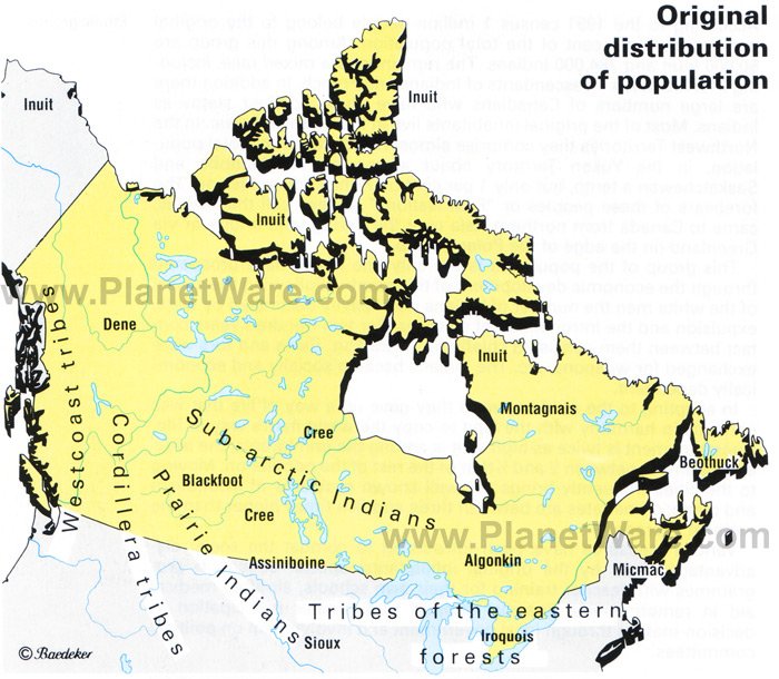 Canadian Population Distribution