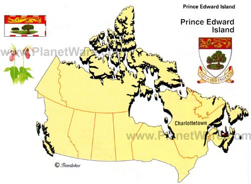 map of prince edward island. Prince Edward Island is the