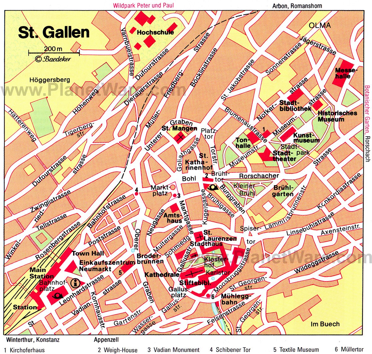 St Gallen Map