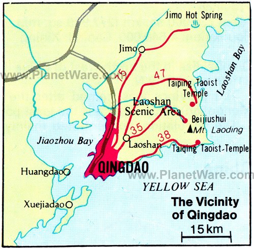 Qingdao Map