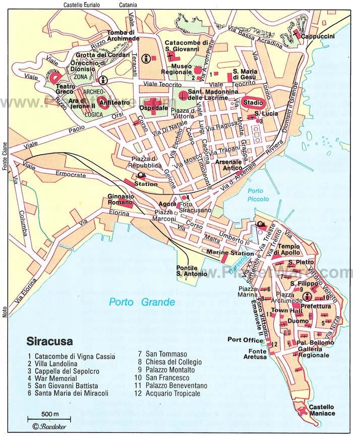 Ortigia Map