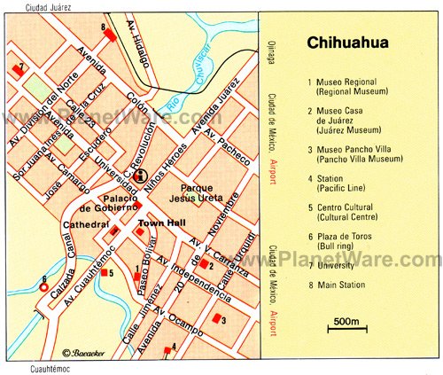 Chihuahua State Map