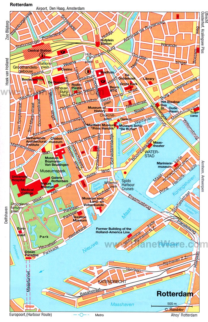 Map Of Rotterdam