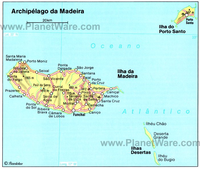 madeira map account