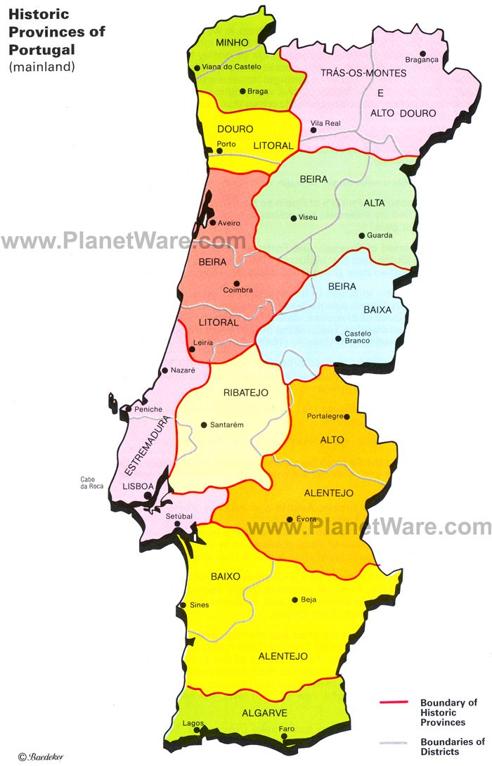 portugal provinces