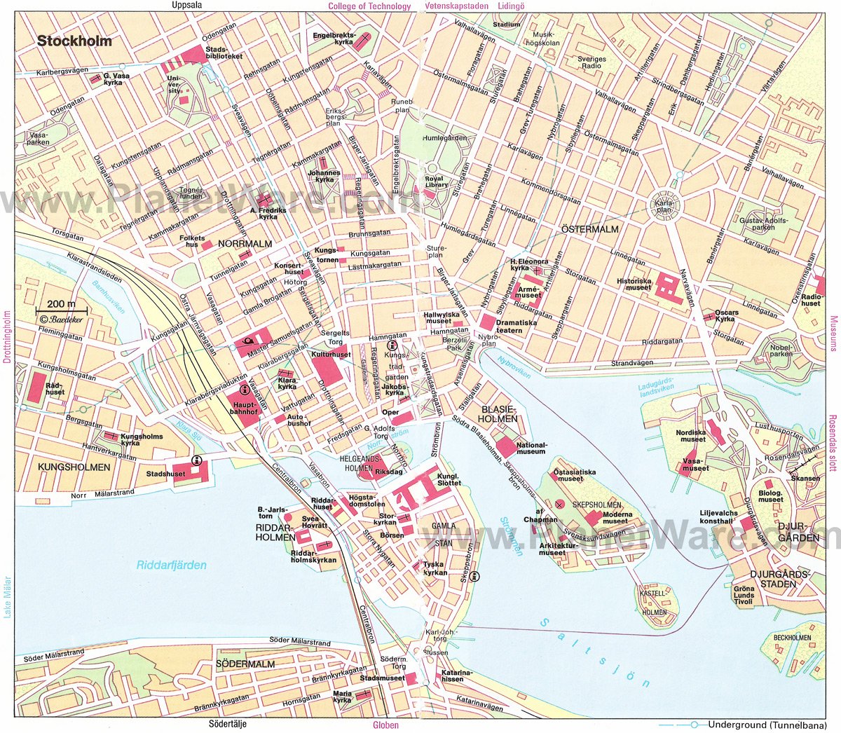 sweden map stockholm