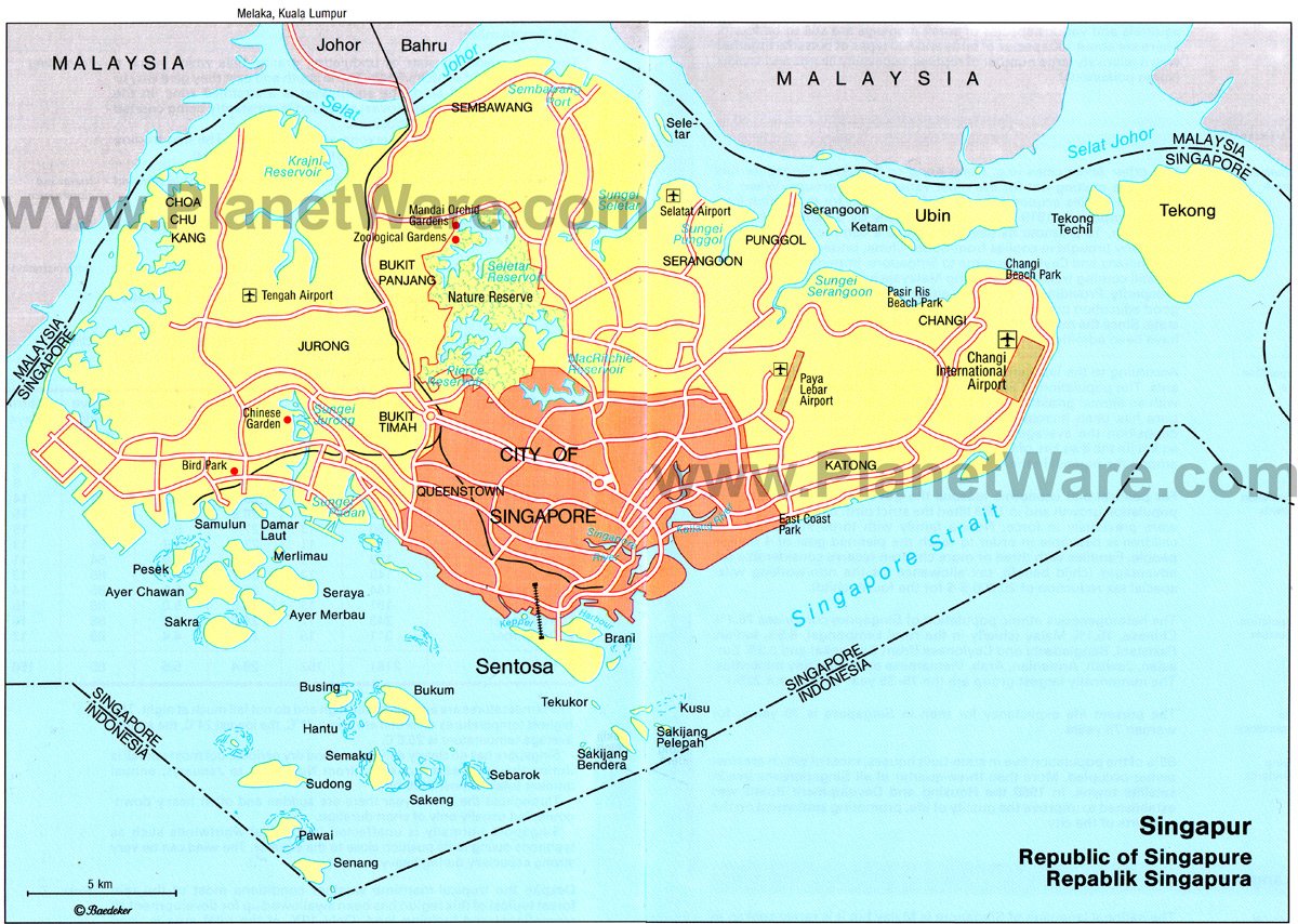 Maps Of Singapore