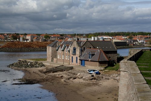 A house outside the ramparts at Berwick-upon-Tweed.