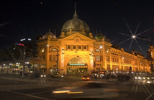 Flinders Street Station at