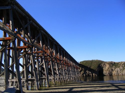 Bridge near Fort Bragg.