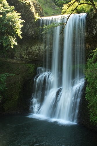 Golden And Silver Falls Coos Bay Oregon Oregon Waterfalls Silver Falls State Park Oregon