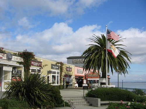 Shopping in Monterey.