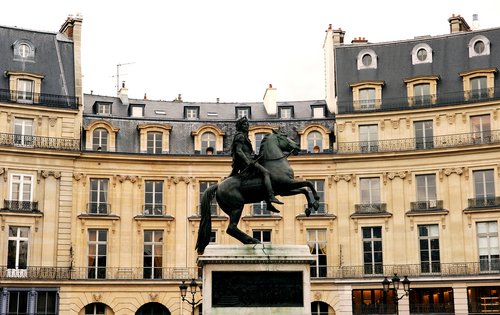 Places In France. Place des Victoires in Paris.