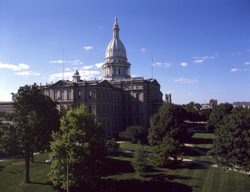 of State Capitol, Lansing.