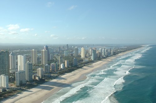 gold coast australia surfers paradise. Surfer#39;s Paradise along the