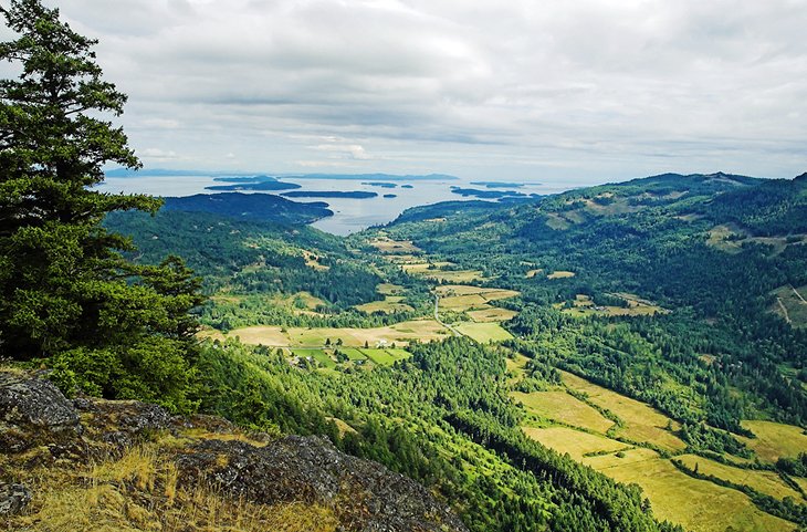 View from Mount Maxwell on Salt Spring Island