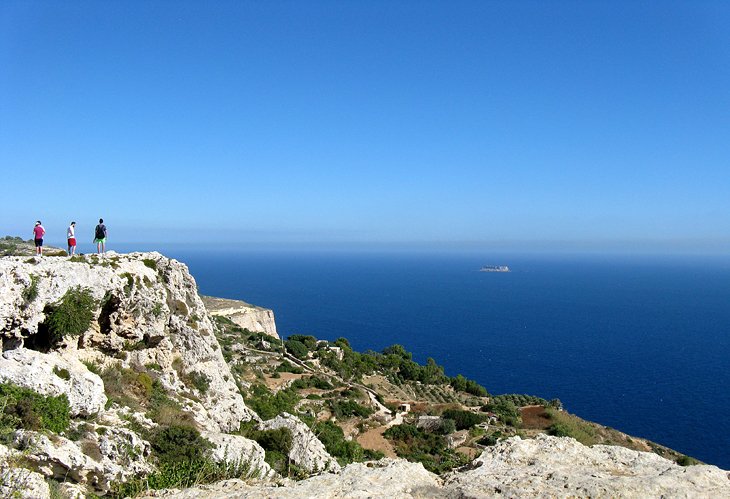 Seaside Views at Dingli Cliffs, Island of Malta