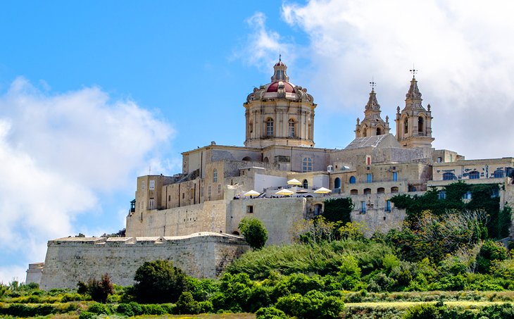 The UNESCO-listed medieval town of Mdina