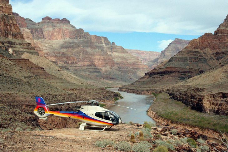 Helicopter at the Grand Canyon
