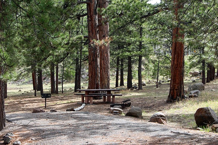 Pleasant Creek Campground in Dixie National Forest