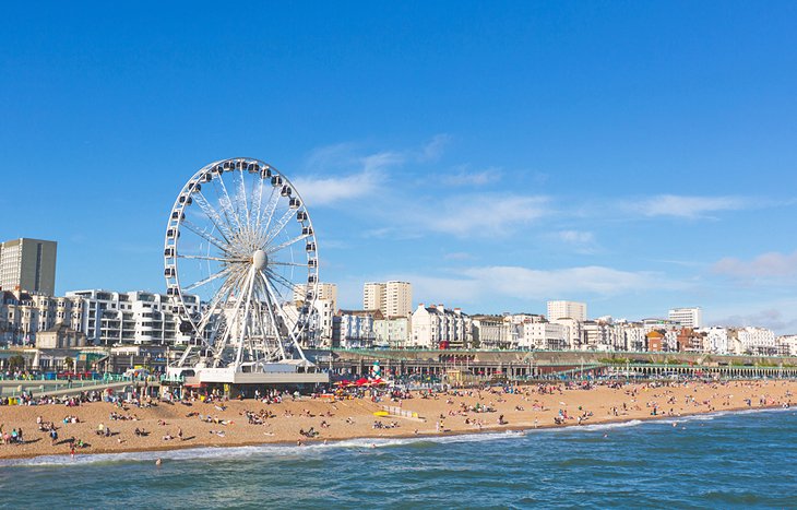 Brighton Beach and Ferris wheel