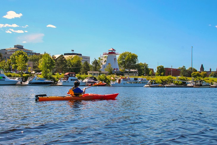 A kayaker on the Saint John River