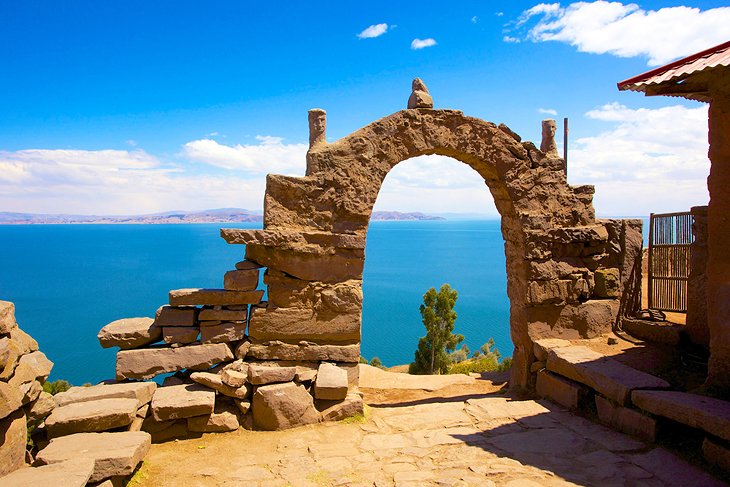 Tequile Island on Lake Titicaca