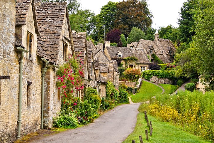 The beautiful Cotswold village of Bibury