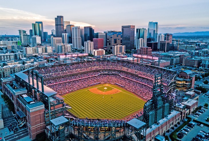 Coors Field and Downtown Denver
