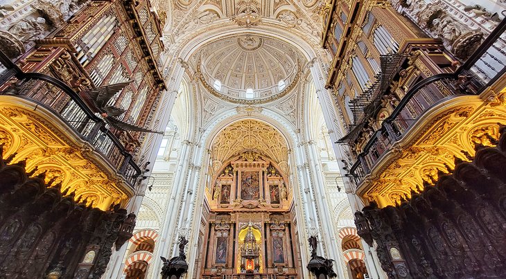 Gothic choir in the sanctuary