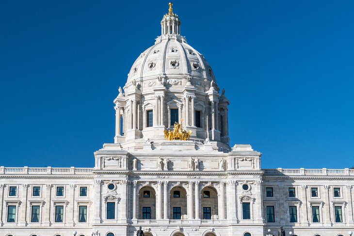 Minnesota State Capitol Building in St. Paul