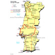 Map of Portugal - Major rivers, lakes and Montains | PlanetWare