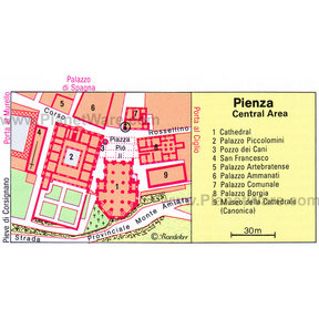 Pienza Map