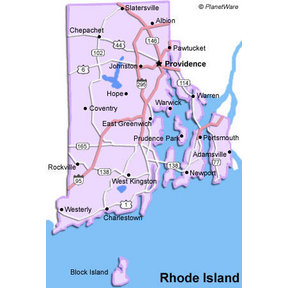 Maps Rhode Island
