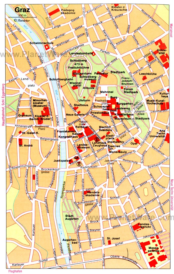 Graz Map - Tourist Attractions