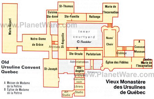 Ursuline Campus Map