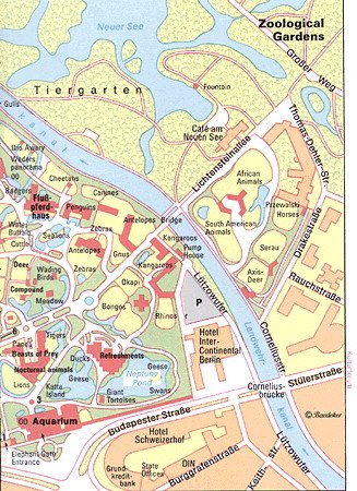 Berlin Zoo Map