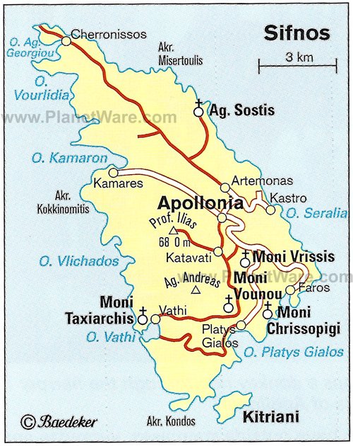 Map of Greece Hellenic Republic | PlanetWare