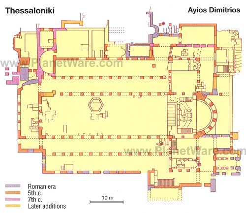 Ayios Dimitrios - Floor plan map