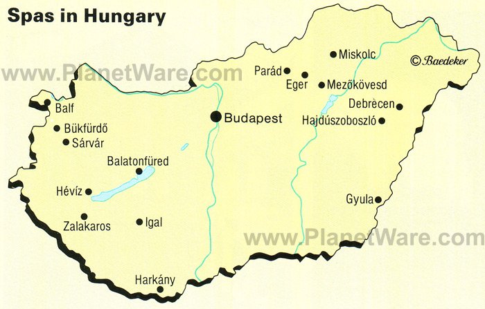 Map of Hungary - Landscapes, Lakes and Rivers, Mountains | PlanetWare