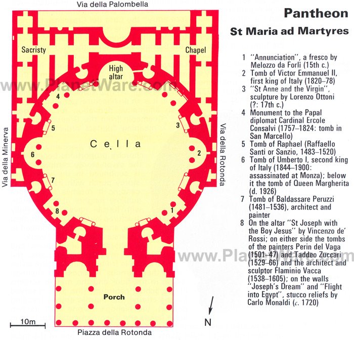 THE PANTHEON — Maps and Places