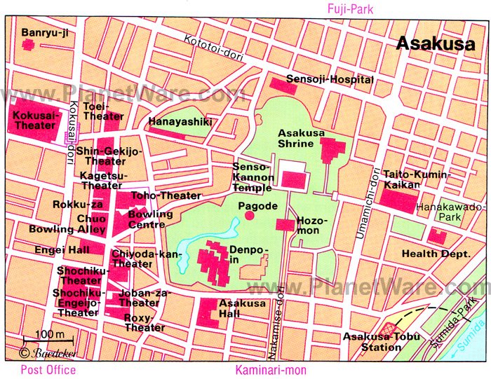 Asakusa Map 