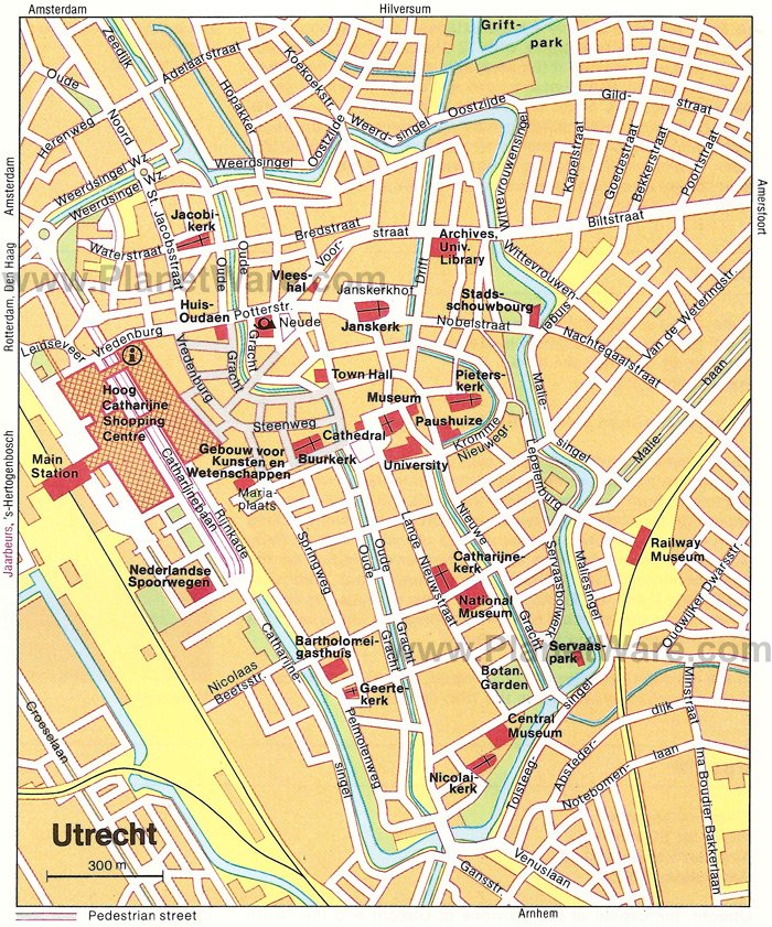 Utrecht Map - Tourist Attractions