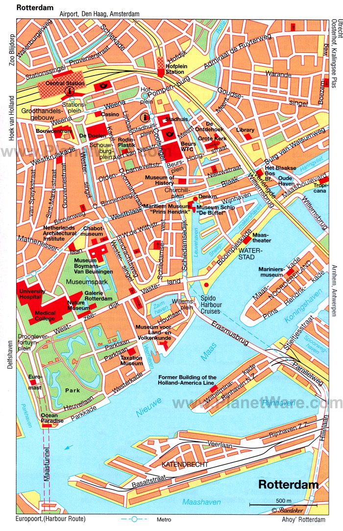 rotterdam port map