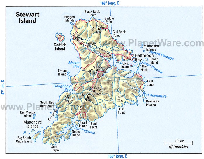 Map of New Zealand | PlanetWare